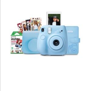 Camera, case, album, film